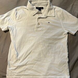 Tommy Hilfiger White Polo Shirt Classic Design